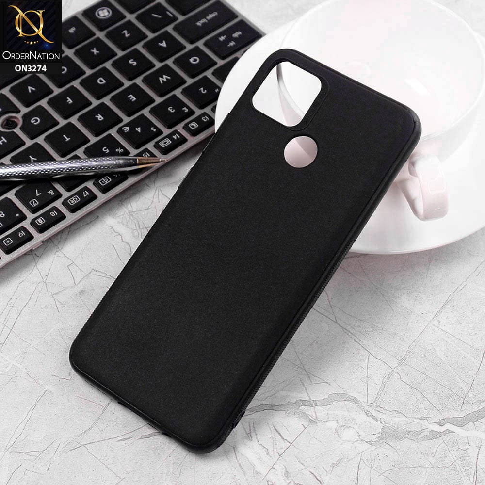 Realme C25s Cover - Black - New Style Soft Silicone Case
