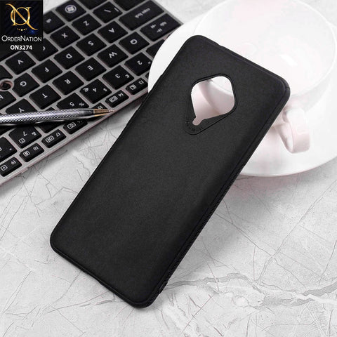 Vivo Y51 (2020 September) Cover - Black - New Style Soft Silicone Case