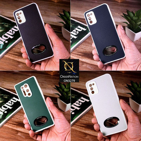 iPhone 11 Pro Max Cover - Blue - New Leather Texture Soft border With Logo Hole Hard Shell Camera Protection Case