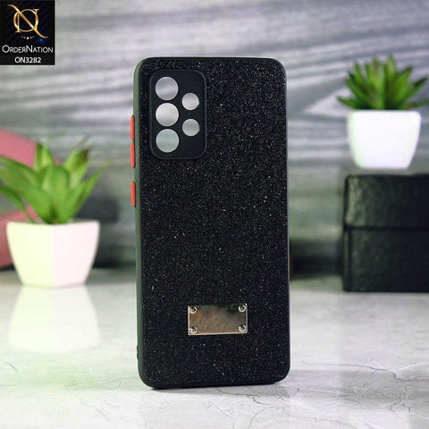 Samsung Galaxy A52s 5G Cover - Black - Bling Sparkle Glitter Back Shell Soft Border Case with Camera Protection