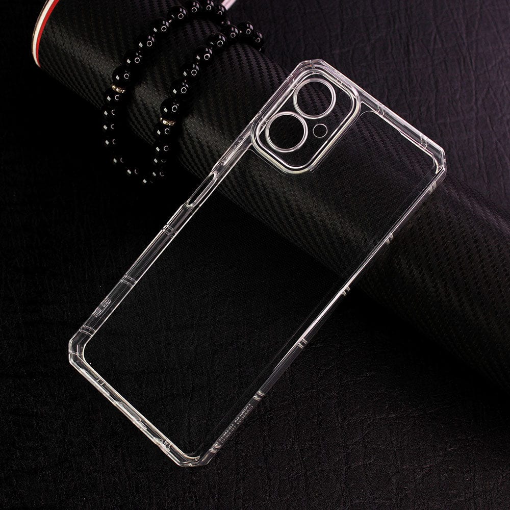 Tecno Camon 19 Neo Cover -  Four Sided Airbag With Camera Protection Clear Transparent Soft Case