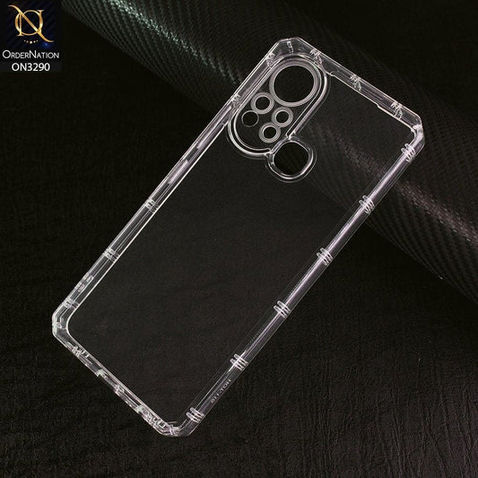 Infinix Hot 11s Cover -  Four Sided Airbag With Camera Protection Clear Transparent Soft Case