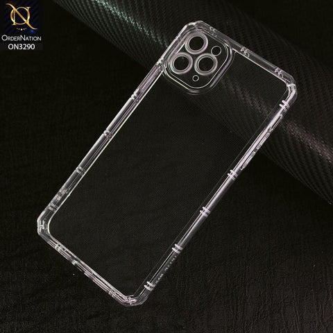 iPhone 11 Pro Cover -  Four Sided Airbag With Camera Protection Clear Transparent Soft Case