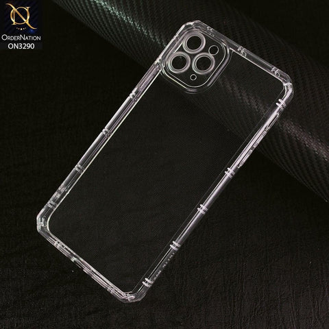 iPhone 11 Pro Max Cover -  Four Sided Airbag With Camera Protection Clear Transparent Soft Case