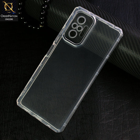 Xiaomi Redmi Note 10 Pro 4G Cover -  Four Sided Airbag With Camera Protection Clear Transparent Soft Case