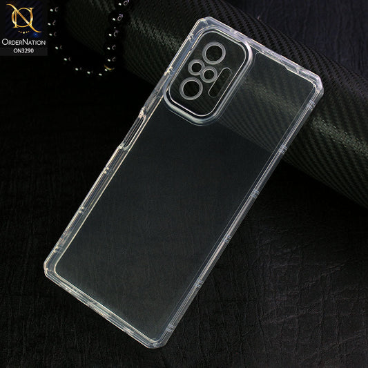 Xiaomi Redmi Note 10 Pro Max Cover -  Four Sided Airbag With Camera Protection Clear Transparent Soft Case
