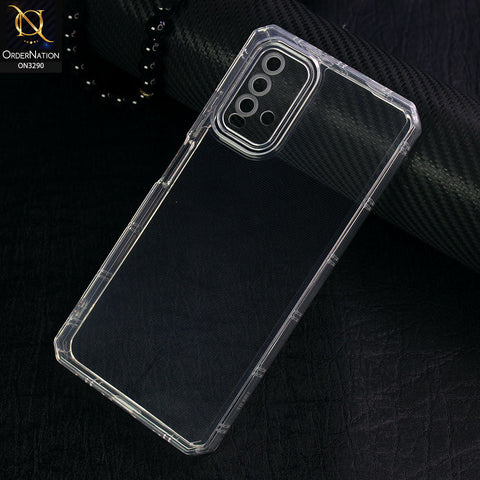 Xiaomi Redmi Note 9 4G Cover -  Four Sided Airbag With Camera Protection Clear Transparent Soft Case