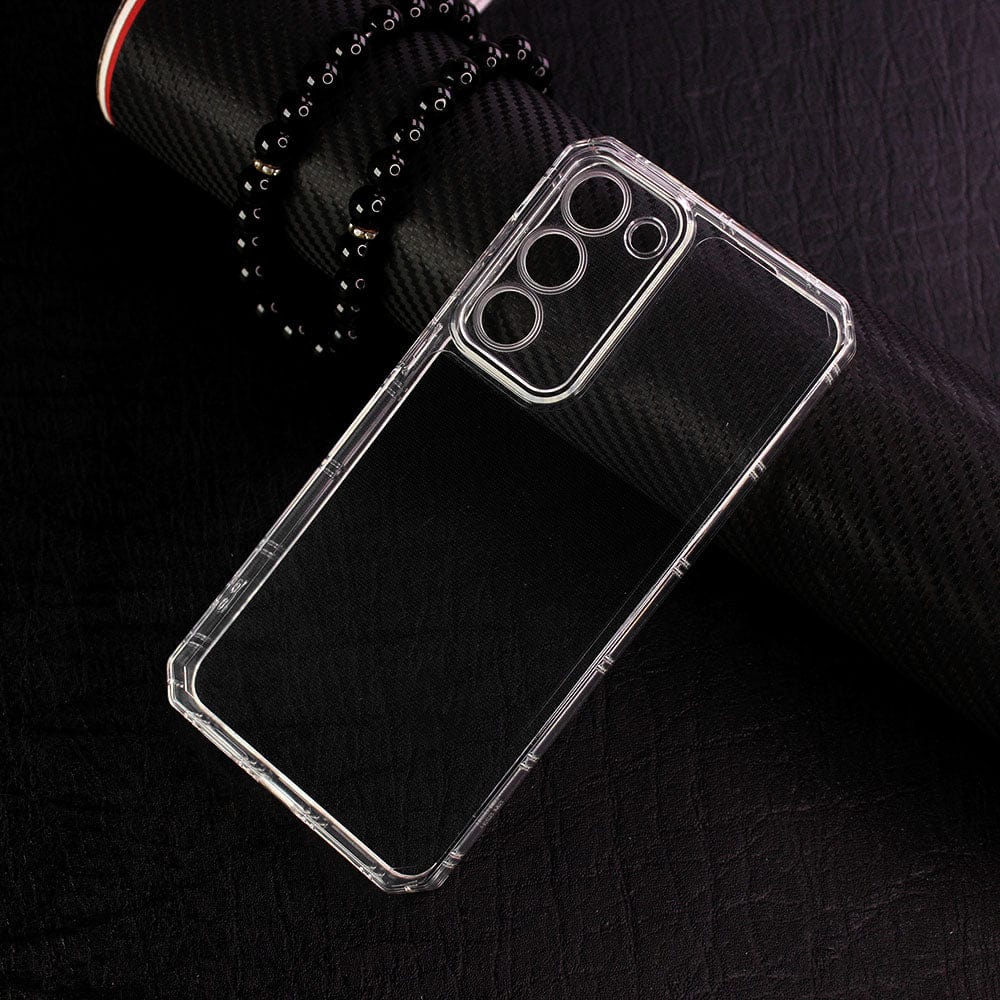 Samsung Galaxy S23 Plus 5G Cover -  Four Sided Airbag With Camera Protection Clear Transparent Soft Case