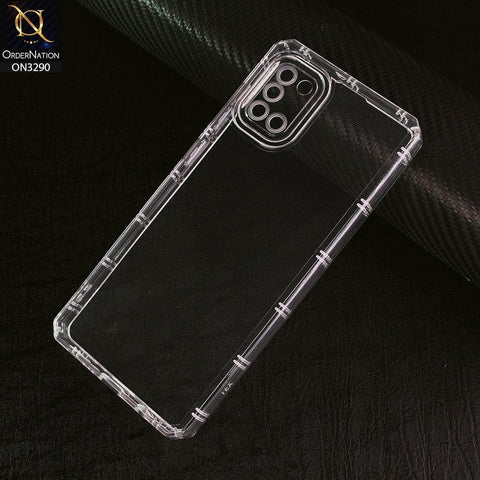 Samsung Galaxy A31 Cover -  Four Sided Airbag With Camera Protection Clear Transparent Soft Case