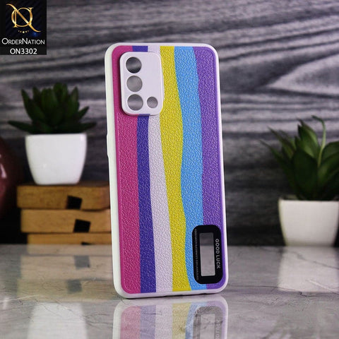 Oppo A74 Cover - Multi Colour - Good Luck Rainbow Series Camera Protection Soft Case