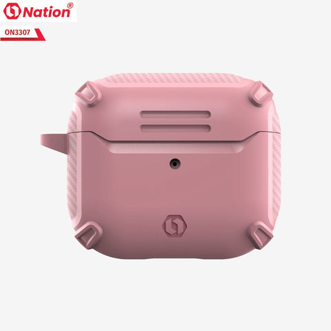 Apple Airpods 3rd Gen 2021 Cover - Pink - ONation Quad Element Full Body Protective Soft Case