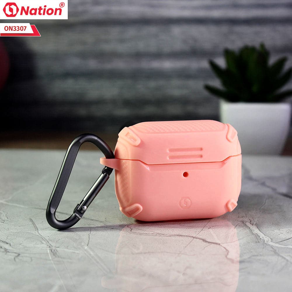 Apple Airpods 3rd Gen 2021 Cover - Pink - ONation Quad Element Full Body Protective Soft Case