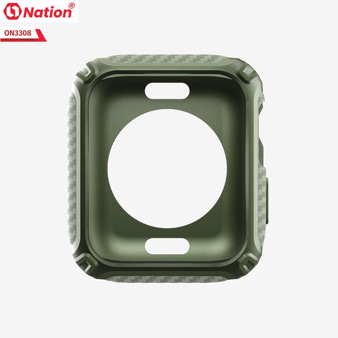 Apple Watch Series 7 (45mm) Cover - Military Green - ONation Quad Element Full Body Protective Soft Case
