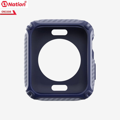 Apple Watch Series 7 (45mm) Cover - Navy Blue - ONation Quad Element Full Body Protective Soft Case