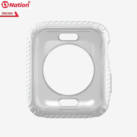 Apple Watch Series SE (44mm) Cover - Transparent - ONation Quad Element Full Body Protective Soft Case