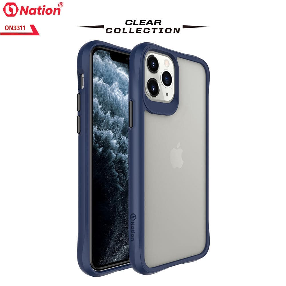iPhone 11 Pro Max Cover - Blue - ONation Combat X Mode Series Soft Borders Case