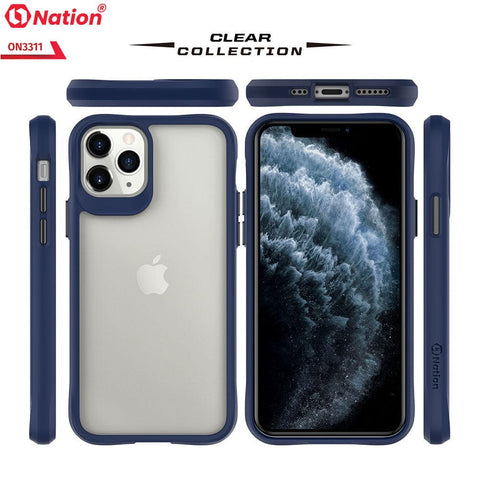 iPhone 11 Pro Max Cover - Blue - ONation Combat X Mode Series Soft Borders Case