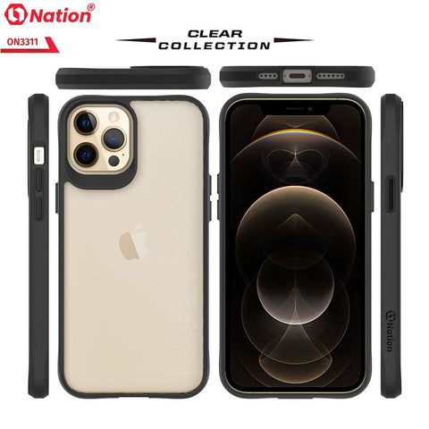 iPhone 12 Pro Max Cover - Black - ONation Combat X Mode Series Soft Borders Case