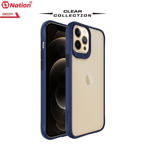 iPhone 12 Pro Cover - Blue - ONation Combat X Mode Series Soft Borders Case