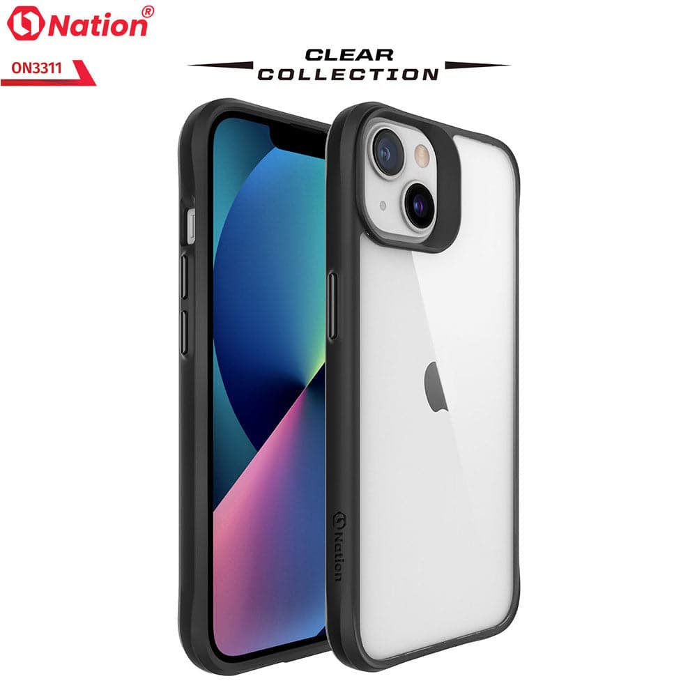 iPhone 13 Mini Cover - Black - ONation Combat X Mode Series Soft Borders Case
