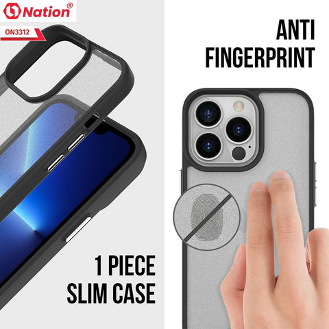 iPhone 11 Pro Max Cover - Black - ONation Silk Series - Premium Quality  Drop Tested Tpu+Pc Semi-Transparent Soft Edges