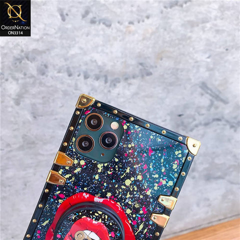 iPhone 11 Pro Max Cover - Design 1 - Stylish Trunk Chest Soft Protective Case with Holder