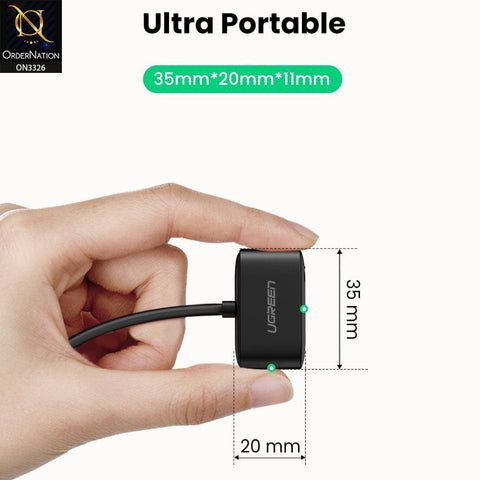 Type-C Adapter - Black - UGREEN Usb Type-C To 3.5mm Audio Adapter with Power Supply