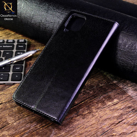 Huawei Nova 6 SE Cover - Black - Rich Boss Leather Texture Soft Flip Book Case
