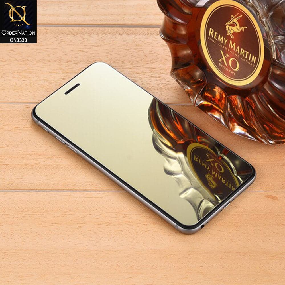 iPhone XS / X Screen Protector - Golden - New Trendy Color Glass Tempered Screen Protector For iPhone