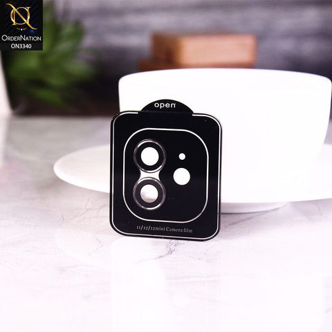 iPhone 11 Protector - Graphite - Aluminium Alloy Metal Tempered Glass Camera Protector