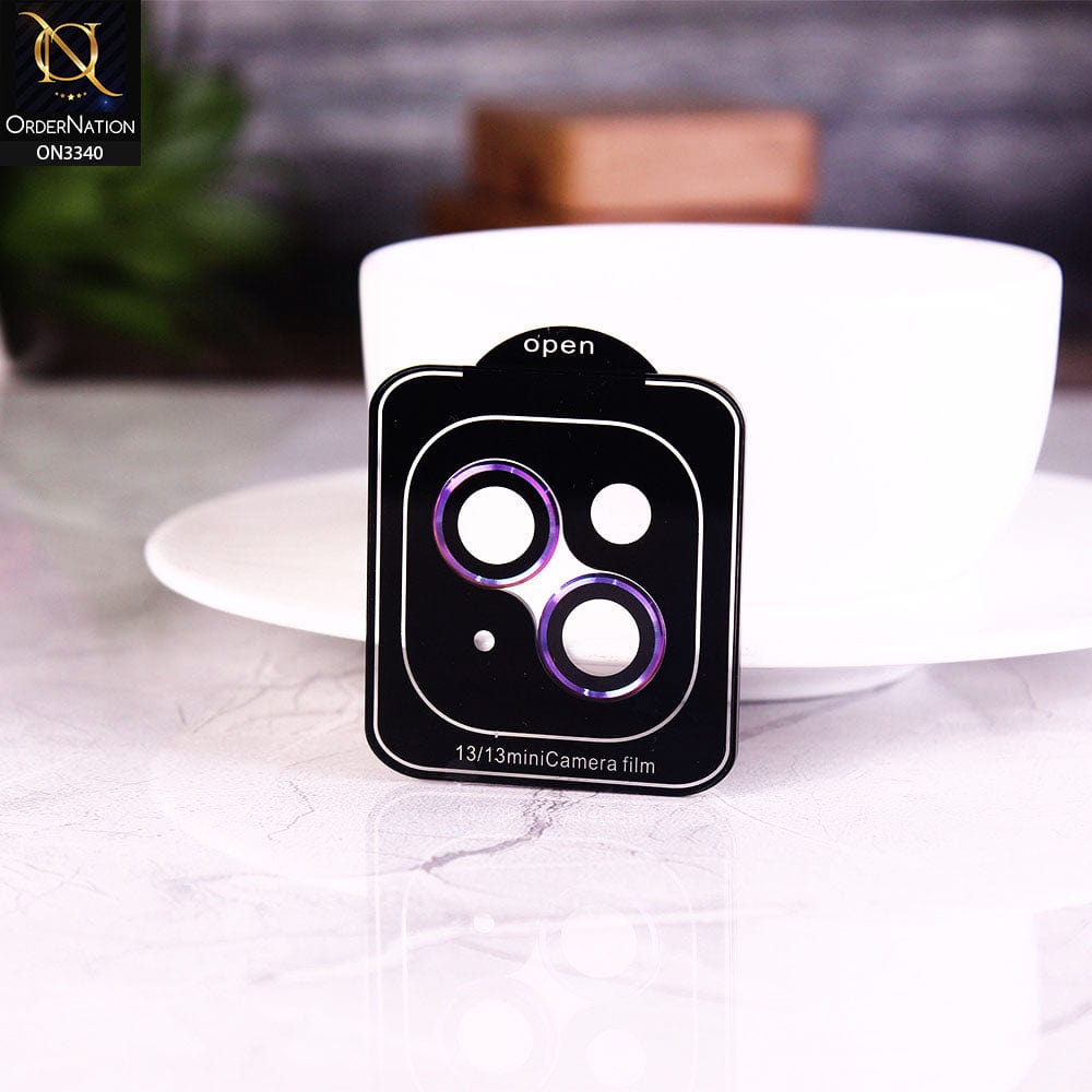 iPhone 13 Protector - Multi - Aluminium Alloy Metal Tempered Glass Camera Protector