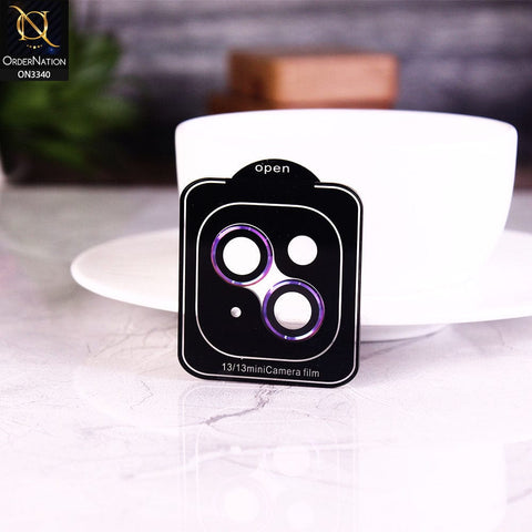 iPhone 13 Protector - Multi - Aluminium Alloy Metal Tempered Glass Camera Protector