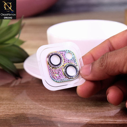 iPhone 13 Protector - Multi - Bling Diamond Shockproof Camera Lens Protector