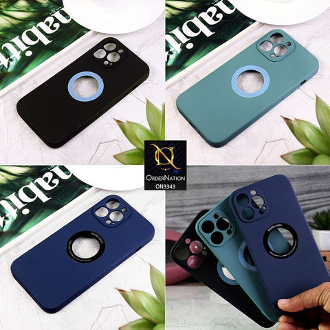 Samsung Galaxy M22 Cover - Blue - New Soft Silicone Camera Protection Case with Good Luck Logo Hole