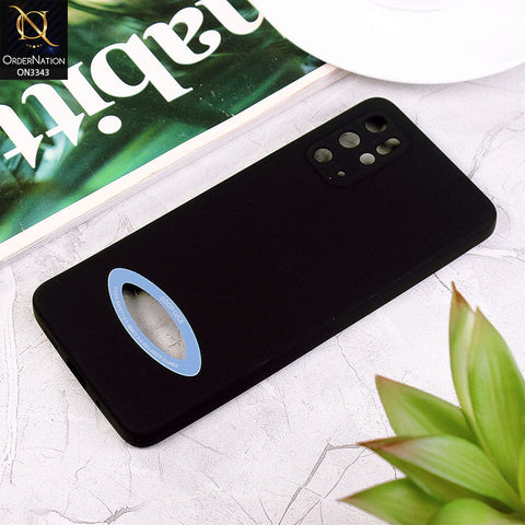 Samsung Galaxy S20 Plus Cover - Black - New Soft Silicone Camera Protection Case with Good Luck Logo Hole