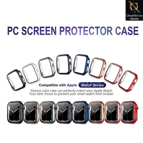Apple Watch Series 7 (45mm) Cover - Multi - Trendy Electroplating Shiny Color iwatch Screen Protective Hard Shell Case