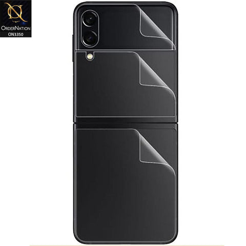 Samsung Galaxy S22 Ultra 5G Protector - Transparent  Unbreakable Membrane Shiny Film Back Protector Sheet