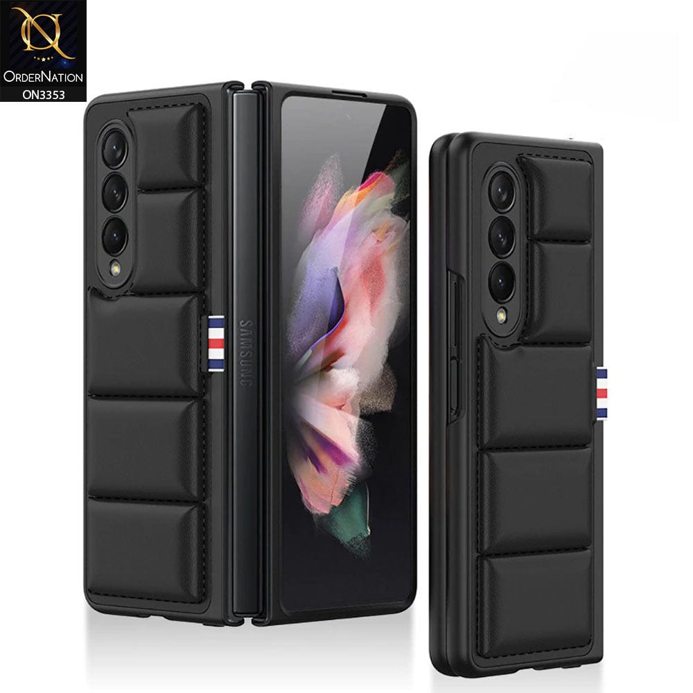 Samsung Galaxy Z Fold 3 5G Cover - Black - GKK Anti-Drop Scratch Resistant Foldable Protective Sleeve Case