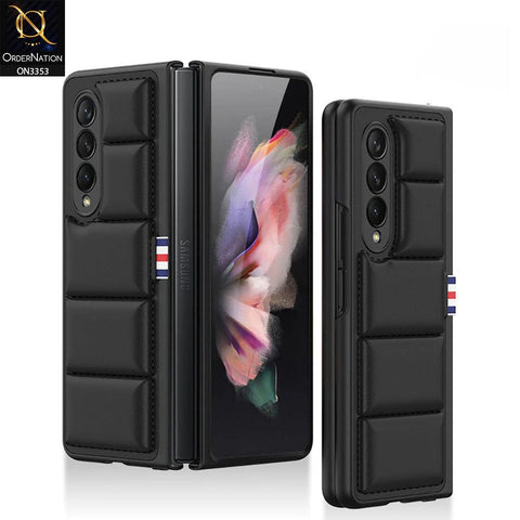 Samsung Galaxy Z Fold 3 5G Cover - Black - GKK Anti-Drop Scratch Resistant Foldable Protective Sleeve Case