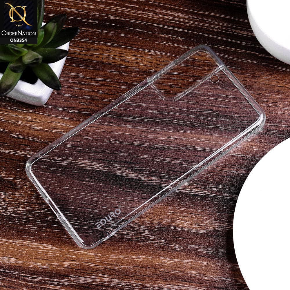 Samsung Galaxy S22 Plus 5G Cover - Transparent - EOURO Shock Resistant Soft Silicone Camera Protection Case