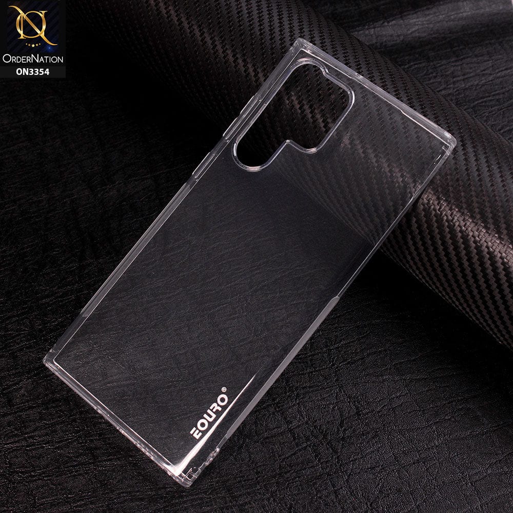 Samsung Galaxy S22 Plus 5G Cover - Transparent - EOURO Shock Resistant Soft Silicone Camera Protection Case