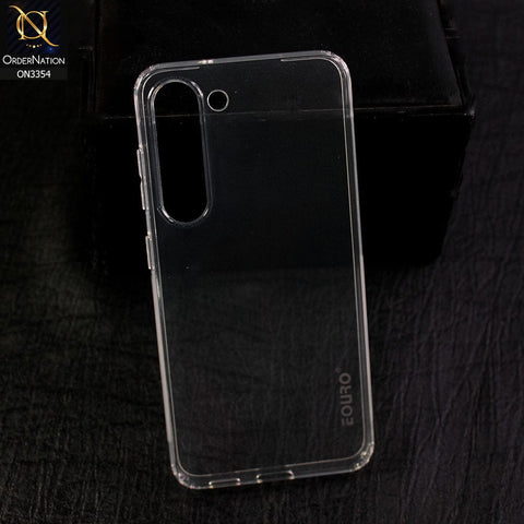 Samsung Galaxy S23 5G Cover - Transparent - EOURO Shock Resistant Soft Silicone Camera Protection Case