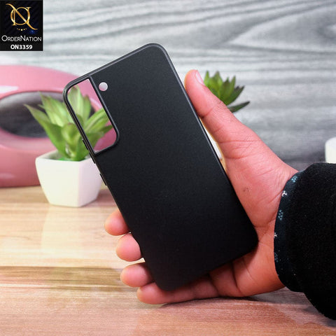 Samsung Galaxy S22 5G Cover - Black - Peerone New 4D design Shockproof Airbag Clear Soft Case