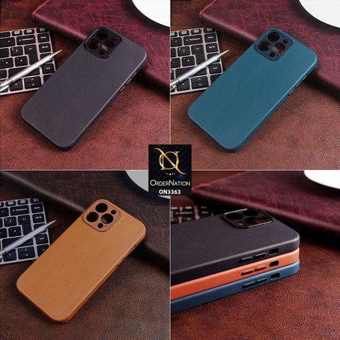 iPhone 13 Pro Max - Blue - Doted Texture Semi Soft Camera Protection Flexible Case