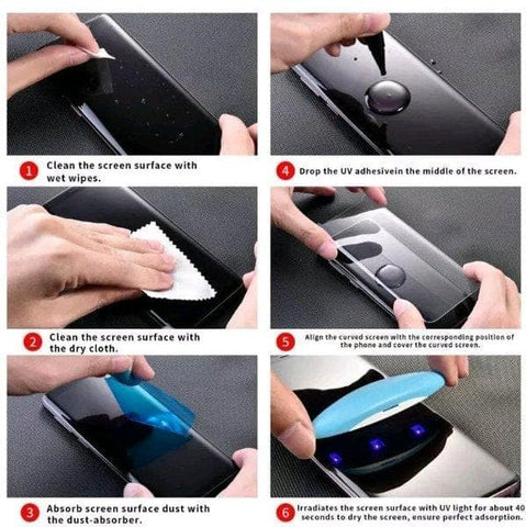 Samsung Galaxy S21 Plus 5G Screen Protector - LITO - UV Liquid Full Glue Tempered Glass Screen Protector