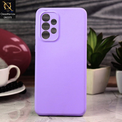 Samsung Galaxy A33 5G Cover - Light Purple -  Soft Shockproof Sillica Gel Camera Protection Case