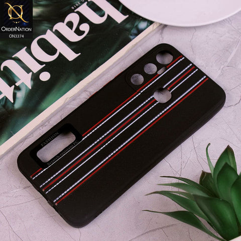 Infinix Hot 11 Cover - Black - New Style Soft Silicone Camera Protection Case with Good Luck Logo Hole