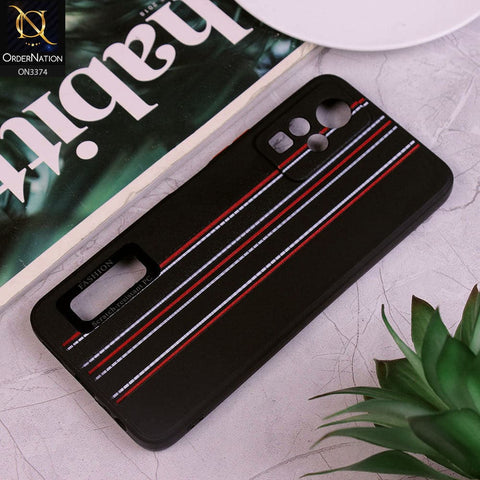 Infinix Zero X Neo Cover - Black - New Style Soft Silicone Camera Protection Case with Good Luck Logo Hole