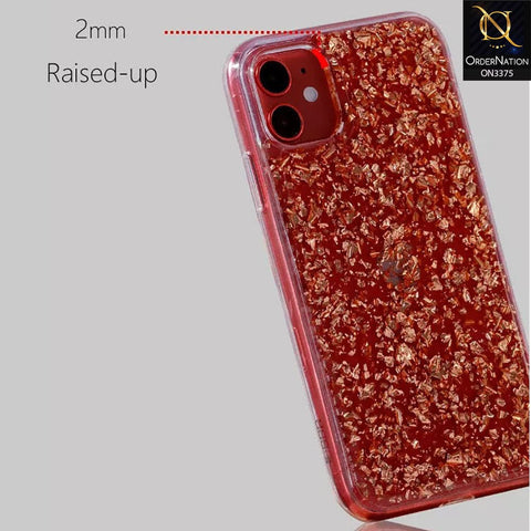 iPhone 13 Pro Max Cover - Design 2 - K-Doo Flash Series Bling Shiny Anti-Shock Soft Borders Semi Hard Back Protective Case