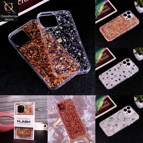 iPhone 13 Pro Max Cover - Design 2 - K-Doo Flash Series Bling Shiny Anti-Shock Soft Borders Semi Hard Back Protective Case